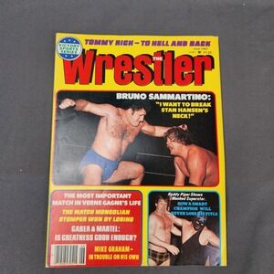 The‎ Wrestler Magazine June 1981 Bruno Tommy Rich Verne Gagne Mike Graham
